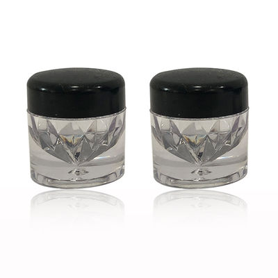 Mini Glitter Cosmetic Packaging Jar For Travel Or Samples Spilling Proof