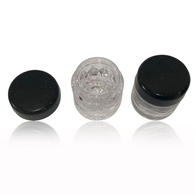 Transparent  1-3g Cream Jars Cosmetic Packaging Hygienic Wear Resistance