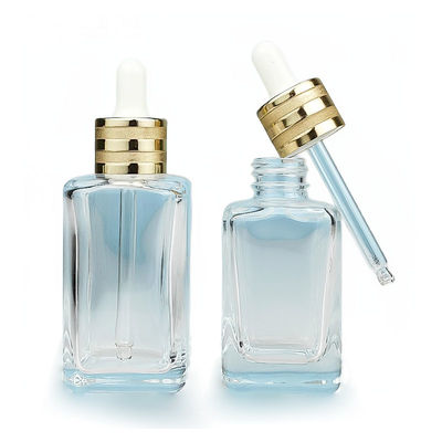 OEM ODM 50 Ml Glass Dropper Bottles Recycable Empty Skincare Bottles