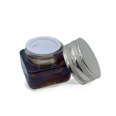 Customization Empty Cosmetic Packaging Bottle Glass Cream Container 55*76mm