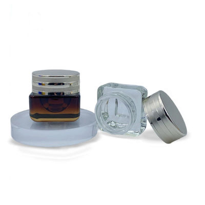 Customization Empty Cosmetic Packaging Bottle Glass Cream Container 55*76mm