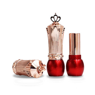 ABS Crown Custom Lipstick Containers Irregular Shape Red Color