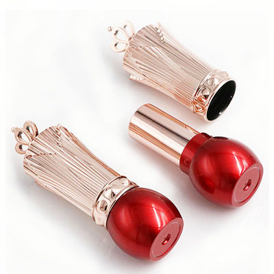 ABS Crown Custom Lipstick Containers Irregular Shape Red Color