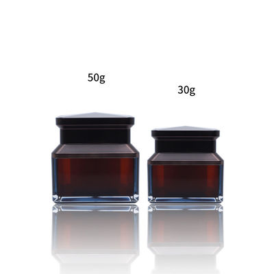 Personal Care Cosmetic Storage Set Acrylic Cap Custom Logo Screen Printed Packaging Organizer