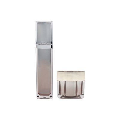 Custom Logo Printed Makeup Packaging Collection / Cosmetic Packaging Set With Pump Sprayer Cap