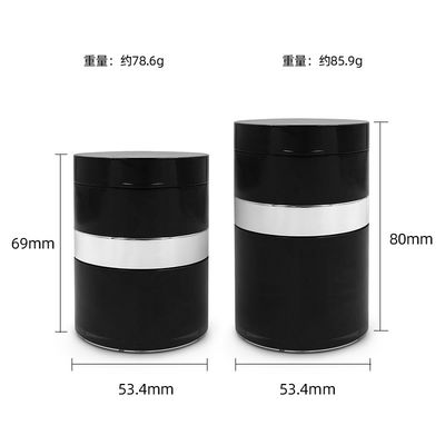 Transparent Cosmetic Jars 5g/10g Skin Care Cream Samples Simple Design for Cosmetics