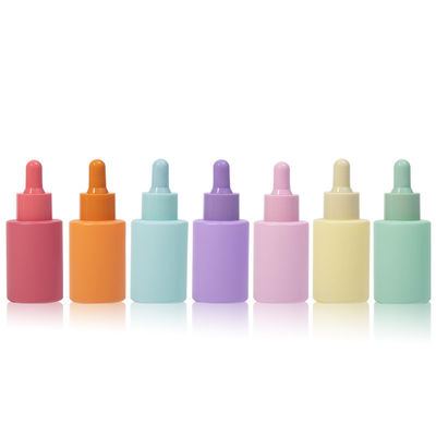 Customized Silk Screen Printing Glass Foundation Bottle For Skin Care Cream