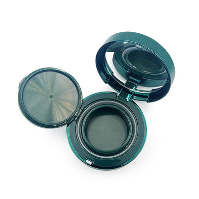 15g Transparent Plastic Refillable Compact Powder Case for Travel friendly Cosmetic Needs