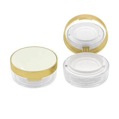 15g Round Shape Transparent Empty Loose Powder Case for Compact Powder