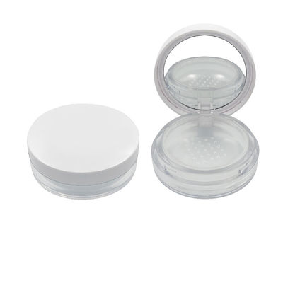 Recyclable Transparent Loose Powder Case with Screw Cap Closure