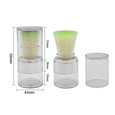 15g Twist Open Clear Loose Powder Case for Sustainable Custom Logo Powder Application